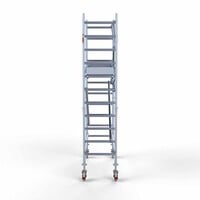 Euroscaffold Rollgerüst komplett 75 x 190 x 4,2m inkl. Leichtbauplattform + einfaches Frontgeländer