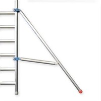 Euroscaffold Gerüstanhänger + Rollgerüst Basis 90x250x10,2m Arbeitshöhe