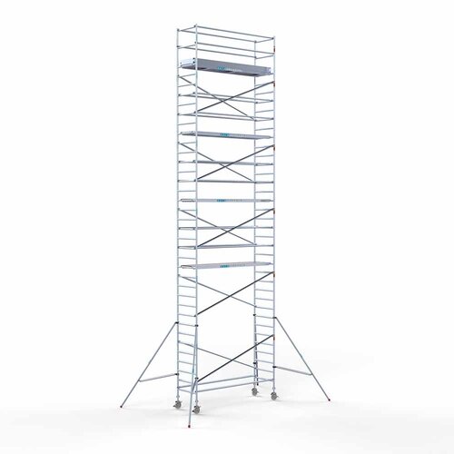 Euroscaffold Rollgerüst 90x305x12,2m Arbeitshöhe inkl. Kohleböden