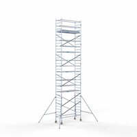 Euroscaffold Rollgerüst 90x250x11,2m Arbeitshöhe inkl. Kohleböden