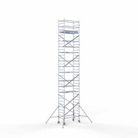 Euroscaffold Rollgerüst 90x190x11,2m Arbeitshöhe inkl. Kohleböden