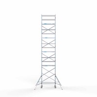 Euroscaffold Rollgerüst 90x190x11,2m Arbeitshöhe inkl. Kohleböden