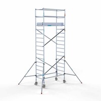 Euroscaffold Rollgerüst komplett 90 x 190 x 6,2m Arbeitshöhe