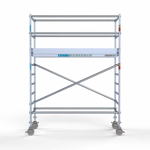 Rollgerüst komplett 90 x 250 x 4,2 m Arbeitshöhe Euroscaffold Rollgerüst komplett 90 x 250 x 4,2 m Arbeitshöhe