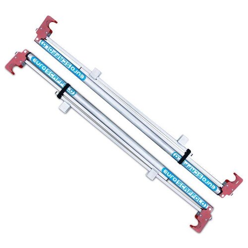 Euroscaffold Gerüstanhänger Rollgerüst 135x250x12,2m Arbeitshöhe inkl. Vario-Frontgeländer