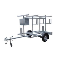 Euroscaffold Gerüstanhänger 250+Rollgerüst 135x250x12,2m Carbon-Belagprofil