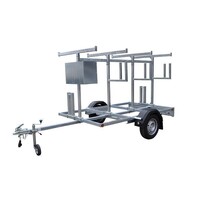 Euroscaffold Gerüstanhänger 305+Rollgerüst 135x305x12,2m Arbeitshöhe