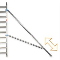 Anssems Anssems Anhänger + Base Rollgerüst 135x250x10,2m Arbeitshöhe