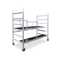 Euroscaffold Zimmergerüst 90 cm breit, inkl. zusätzlicher 30 cm breiter Plattform