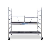 Euroscaffold Zimmergerüst 90 cm breit, inkl. zusätzlicher 30 cm breiter Plattform