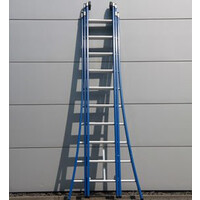 DAS Produkte DAS Atlas Dreifach-Leiter 3x16 Stufen - blau beschichtet
