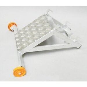 Leiterhalterung Alu mit abgewinkelter Ecke und Riffelblech