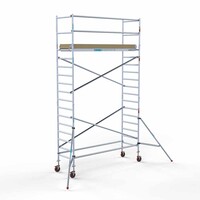 Euroscaffold Basis-Rollgerüst 90 x 305 x 6,2m + zusätzliche Plattform