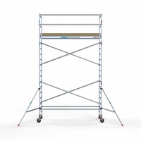 Euroscaffold Basis-Rollgerüst 90 x 305 x 6,2m + zusätzliche Plattform