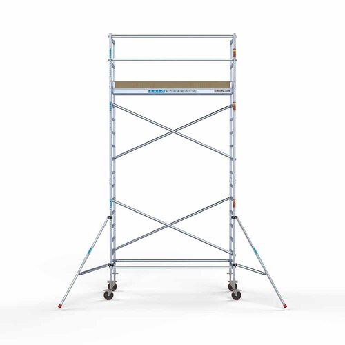 Euroscaffold Basis-Rollgerüst 90 x 250 x 6,2m + zusätzliche Plattform