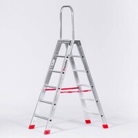 Euroline Doppeltreppe 2x6 (max. Arbeitshöhe 3,41 m)