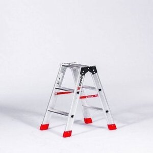 Euroline Premium-Doppeltreppe 2x3 (max. Arbeitshöhe 2,70 m)