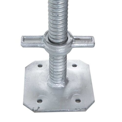 Euroscaffold Euroscaffold Fußplatte mit Stahlspindel 100 cm