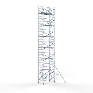 Rollgerüst Standard 135x250 14,2m Arbeitshöhe einfaches Frontgeländer