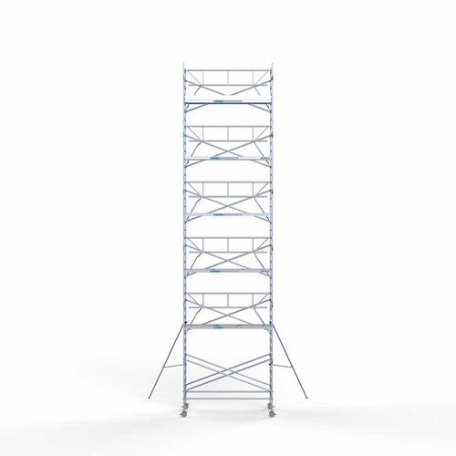 Rollgerüst komplett 135 x 305 x 13,2m Arbeitshöhe + einfaches Frontgeländer Euroscaffold Rollgerüst komplett 135 x 305 x 13,2m Arbeitshöhe + einfaches Frontgeländer