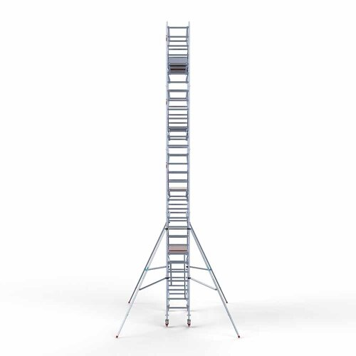 Euroscaffold Rollgerüst komplett 75 x 250 x 10,2 m Arbeitshöhe inkl. doppeltem Frontgeländer