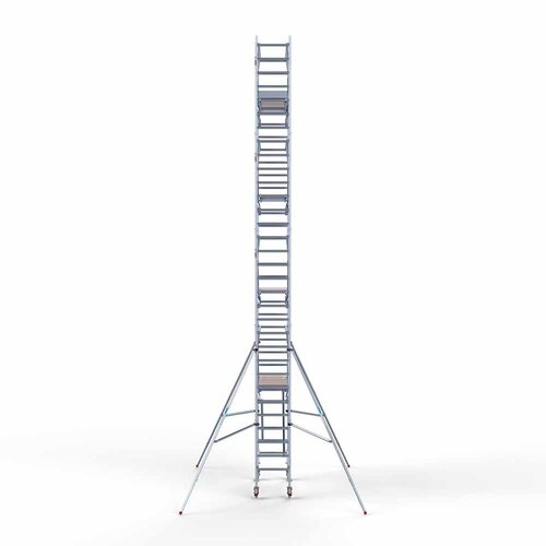 Rollgerüst komplett 75 x 190 x 10,2 m Arbeitshöhe inkl. doppeltem Frontgeländer Euroscaffold Rollgerüst komplett 75 x 190 x 10,2 m Arbeitshöhe inkl. doppeltem Frontgeländer