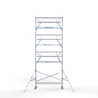 Euroscaffold Rollgerüst komplett 75 x 305 x 9,2 m Arbeitshöhe inkl. doppeltem Frontgeländer