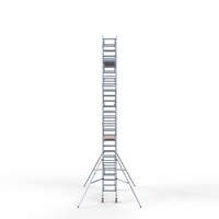 Euroscaffold Rollgerüst komplett 75 x 305 x 9,2 m Arbeitshöhe inkl. doppeltem Frontgeländer