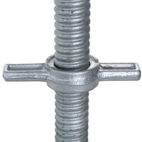 Euroscaffold Euroscaffold Fußplatte mit Stahlspindel 100 cm