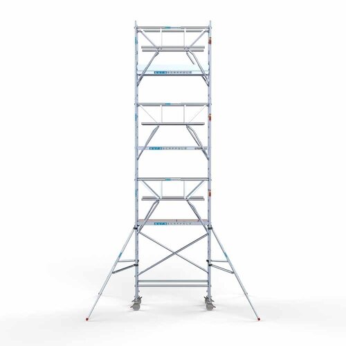 Rollgerüst komplett 75 x 190 x 8,2 m Arbeitshöhe inkl. doppeltem Frontgeländer Euroscaffold Rollgerüst komplett 75 x 190 x 8,2 m Arbeitshöhe inkl. doppeltem Frontgeländer