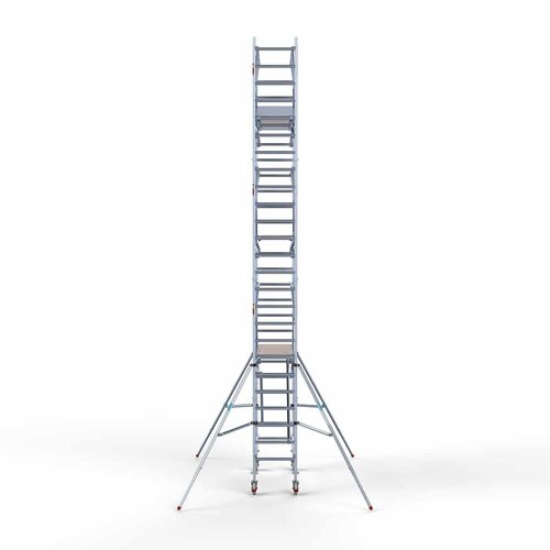 Rollgerüst komplett 75 x 190 x 8,2 m Arbeitshöhe inkl. doppeltem Frontgeländer Euroscaffold Rollgerüst komplett 75 x 190 x 8,2 m Arbeitshöhe inkl. doppeltem Frontgeländer