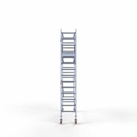 Euroscaffold Rollgerüst komplett 75 x 305 x 5,2 m Arbeitshöhe inkl. doppeltem Frontgeländer