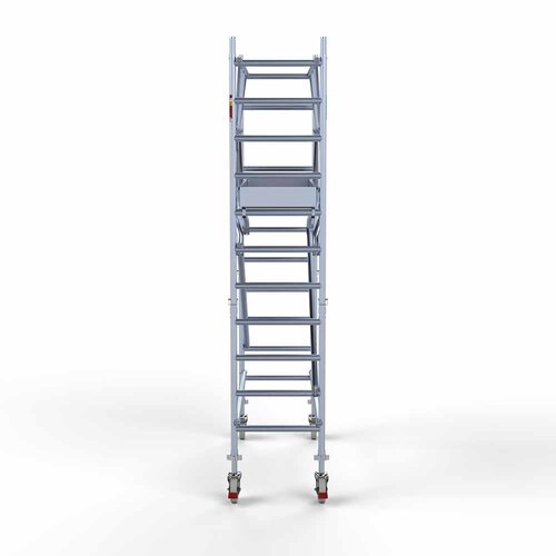 Euroscaffold Rollgerüst komplett 75 x 190 x 4,2m Arbeitshöhe + doppeltes Frontgeländer