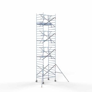 Rollgerüst Standard 135x190 9,2m Arbeitshöhe einfaches Frontgeländer