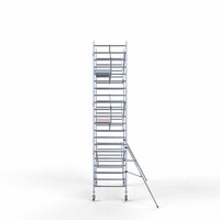 Euroscaffold Rollgerüst komplett 135 x 305 x 7,2 m Arbeitshöhe + einfaches Frontgeländer