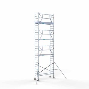 Rollgerüst Standard 75x250 9,2m Arbeitshöhe einfaches Frontgeländer