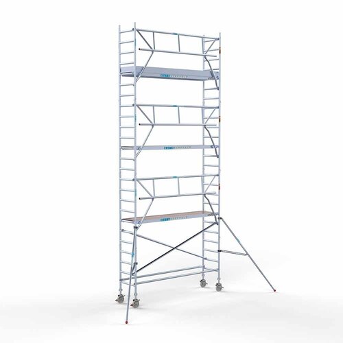 Rollgerüst komplett 75 x 305 x 8,2 m Arbeitshöhe + einfaches Frontgeländer Euroscaffold Rollgerüst komplett 75 x 305 x 8,2 m Arbeitshöhe + einfaches Frontgeländer