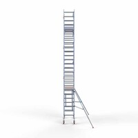 Euroscaffold Rollgerüst komplett 75 x 190 x 8,2m Arbeitshöhe + einfaches Frontgeländer