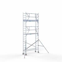 Euroscaffold Rollgerüst komplett 75 x 250 x 7,2 m Arbeitshöhe + einfaches Frontgeländer