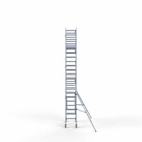 Euroscaffold Rollgerüst komplett 75 x 190 x 7,2m Arbeitshöhe + einfaches Frontgeländer