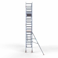 Euroscaffold Rollgerüst komplett 75 x 305 x 6,2m Arbeitshöhe + einfaches Frontgeländer