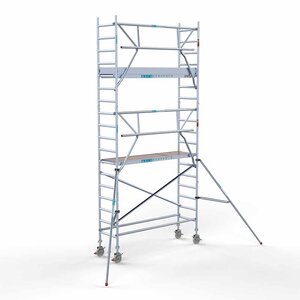 Rollgerüst Standard 75x250 6,2m Arbeitshöhe einfaches Frontgeländer