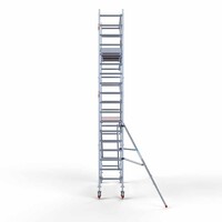 Euroscaffold Rollgerüst komplett 75 x 250 x 6,2 m Arbeitshöhe + einfaches Frontgeländer