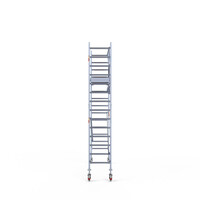 Euroscaffold Rollgerüst komplett 75 x 305 x 5,2m Arbeitshöhe + einfaches Frontgeländer