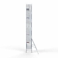 Euroscaffold Rollgerüst Single 135 x 190 x 12,2 m Arbeitshöhe