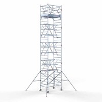 Euroscaffold Rollgerüst Double Front rail 135 x 190 x 10,2 m Arbeitshöhe