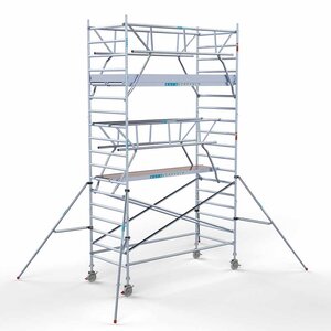 Rollgerüst Standard 135x305 6,2m Arbeitshöhe doppeltes Frontgeländer