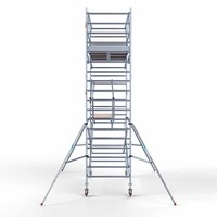 Euroscaffold Rollgerüst 135 x 305 x 6,2 m Arbeitshöhe inkl. doppeltem Frontgeländer