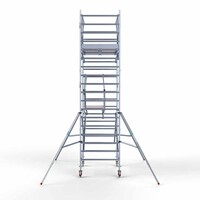 Euroscaffold Rollgerüst komplett 135 x 190 x 6,2 m Arbeitshöhe inkl. doppeltem Frontgeländer