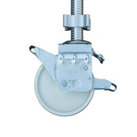 Euroscaffold Nylon-Gerüstrad mit Aluminiumspindel